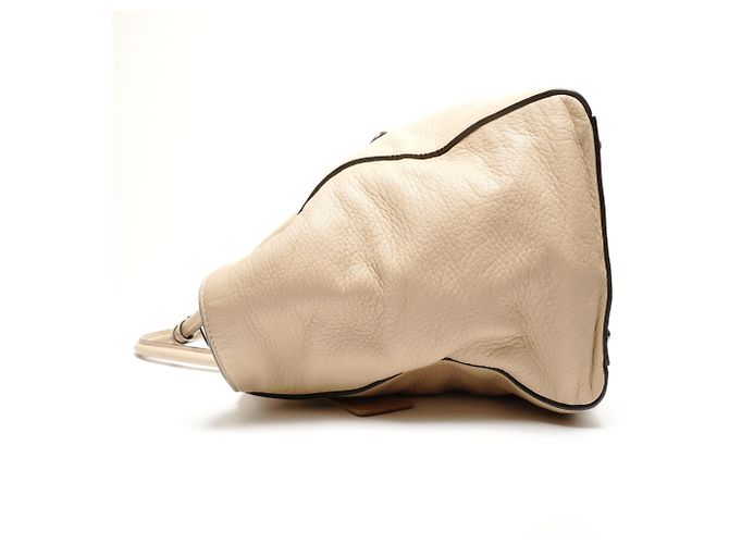 Beige Leder 2-Wege Tote Bag von Prada - Ansicht 3