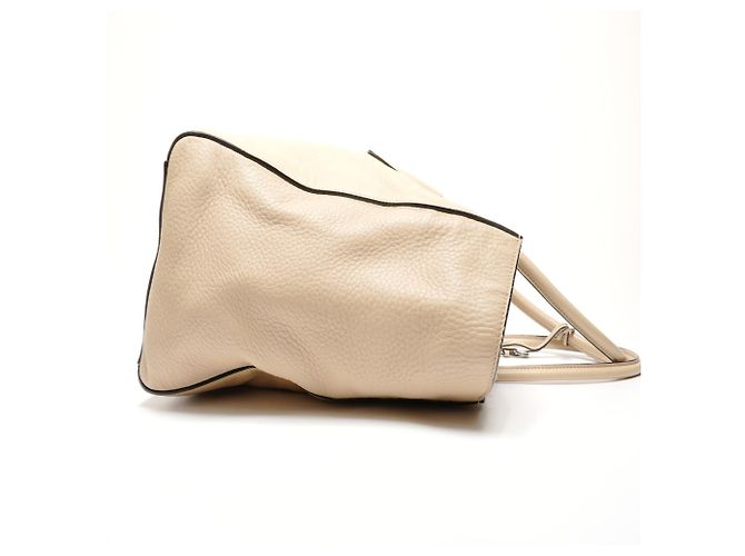 Beige Leder 2-Wege Tote Bag von Prada - Ansicht 4