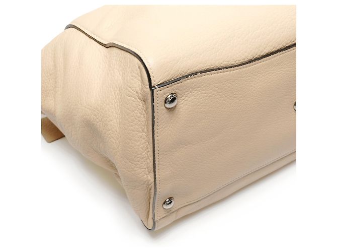 Beige Leder 2-Wege Tote Bag von Prada - Ansicht 5