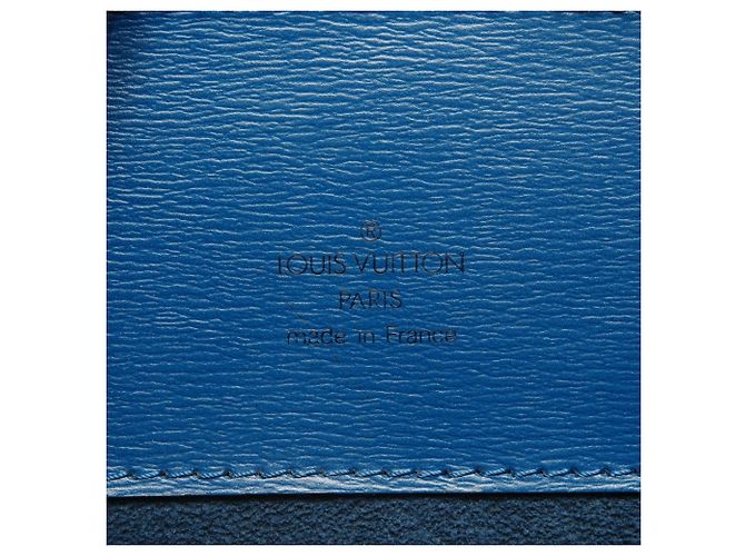 Borsa a Spalla Cluny Epi Louis Vuitton Blu - vista 11