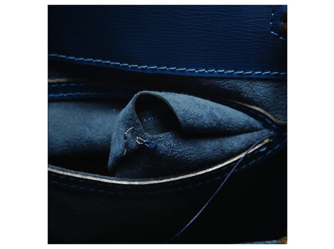 Borsa a Spalla Cluny Epi Louis Vuitton Blu - vista 14