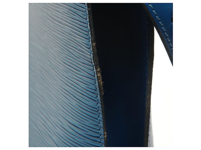 Borsa a Spalla Cluny Epi Louis Vuitton Blu - vista 15