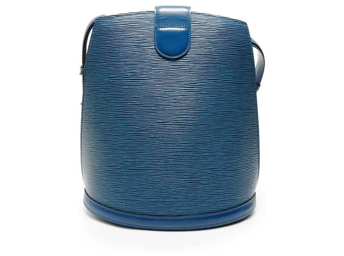Borsa a Spalla Cluny Epi Louis Vuitton Blu - vista 2