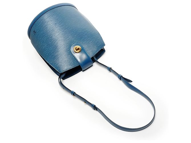 Borsa a Spalla Cluny Epi Louis Vuitton Blu - vista 8