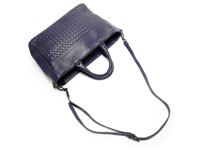 Borsa Intrecciato Bottega Veneta in viola Porpora - vista 8