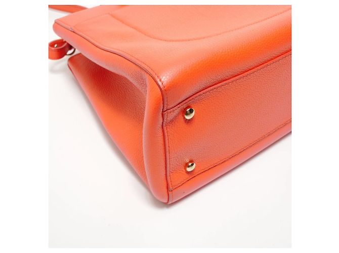 Borsa Chanel Neo Executive 2 in 1 Arancione - vista 5