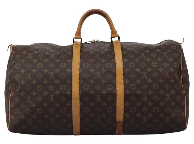 Louis Vuitton Keepall Monogram Canvas 60 Marrone - vista 2