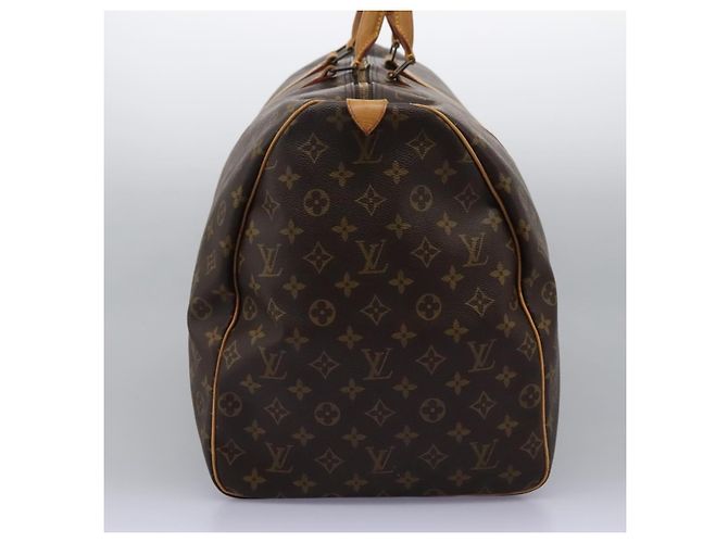 Louis Vuitton Keepall Monogram Canvas 60 Marrone - vista 3