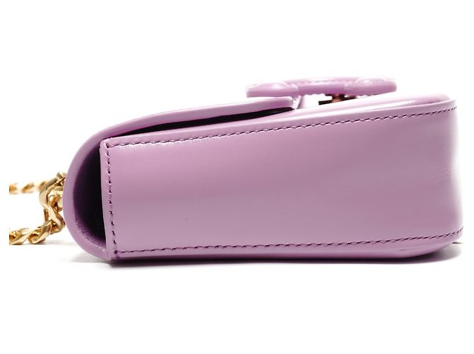 Céline Borsa a spalla Celine Triomphe in pelle di vitello rosa - vista 3