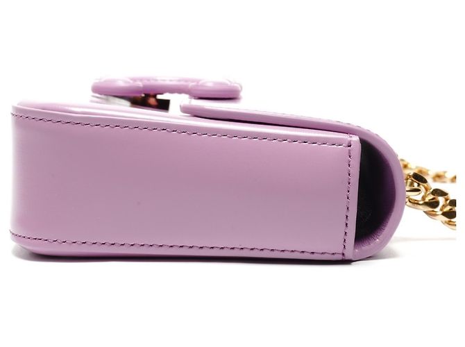 Céline Borsa a spalla Celine Triomphe in pelle di vitello rosa - vista 4