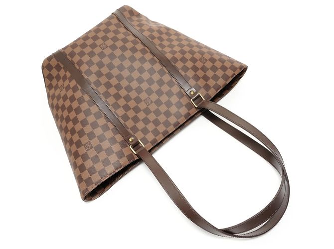 Damier Einkaufstasche Louis Vuitton Braun - Ansicht 9