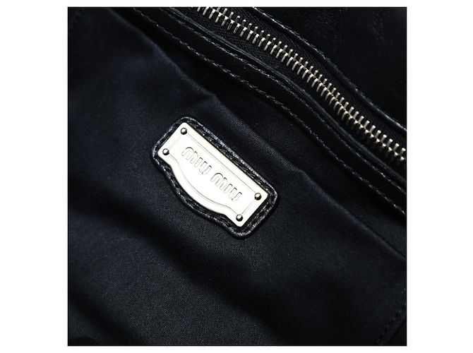 Borsa a Spalla Matelassé Miu Miu in Nero - vista 10