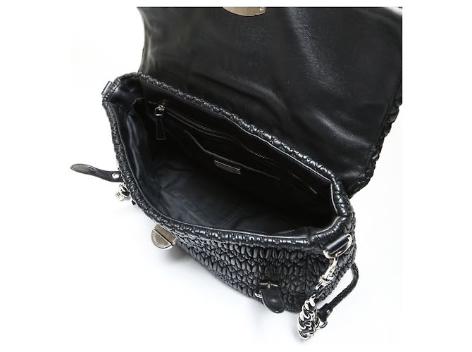 Borsa a Spalla Matelassé Miu Miu in Nero - vista 12