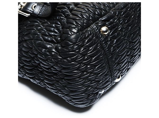 Borsa a Spalla Matelassé Miu Miu in Nero - vista 5