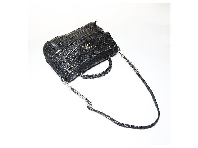 Borsa a Spalla Matelassé Miu Miu in Nero - vista 9
