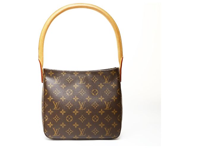 Borsa a Spalla Louis Vuitton Monogram Looping MM Marrone - vista 2