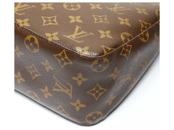 Borsa a Spalla Louis Vuitton Monogram Looping MM Marrone - vista 6