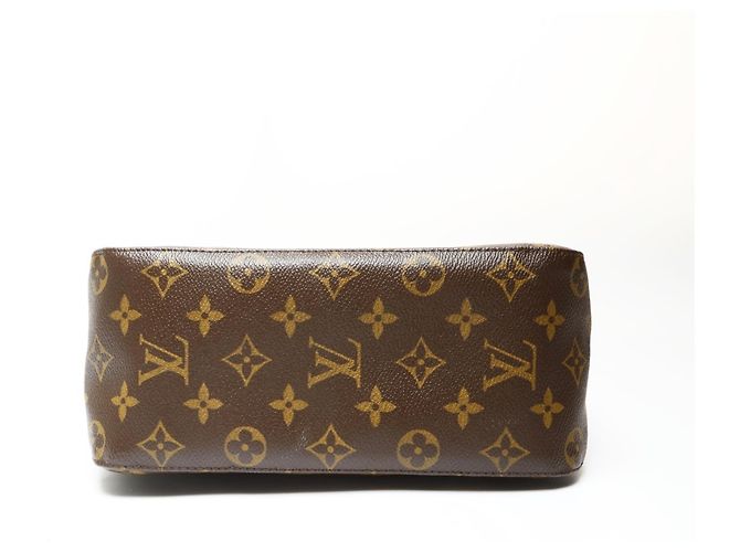 Borsa a Spalla Louis Vuitton Monogram Looping MM Marrone - vista 7