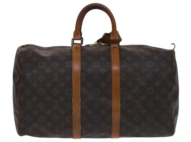 Louis Vuitton Keepall Monogram Canvas 45 Marrone - vista 2