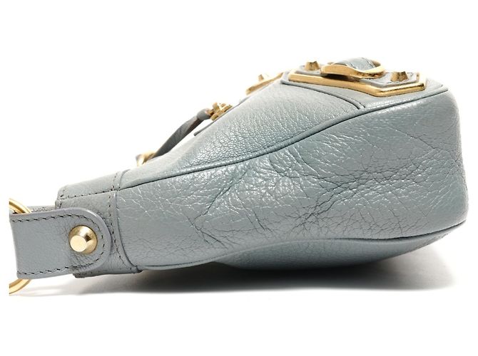 Borsa a Spalla Gigante Blu Balenciaga - vista 3