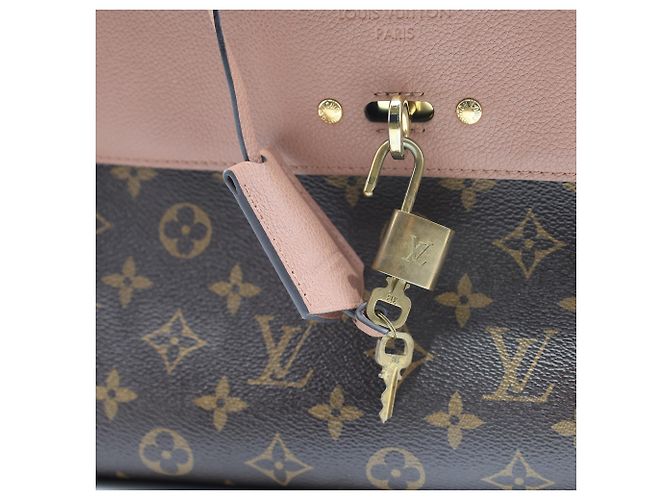 Louis Vuitton Venus Monogram Top Handle Bag in Brown Coated Canvas Red - view 9