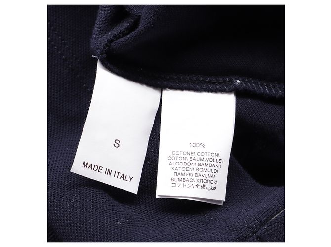 Kurzarm-Polohemd aus navyblauer Baumwolle mit gesticktem Brunello Cucinelli-Logo Marineblau - Ansicht 5