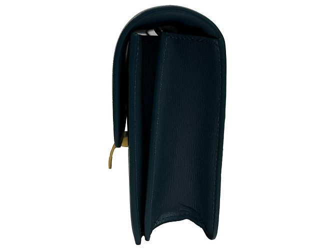 Céline Borsa Teen Box in pelle liscia verde di Celine - vista 2