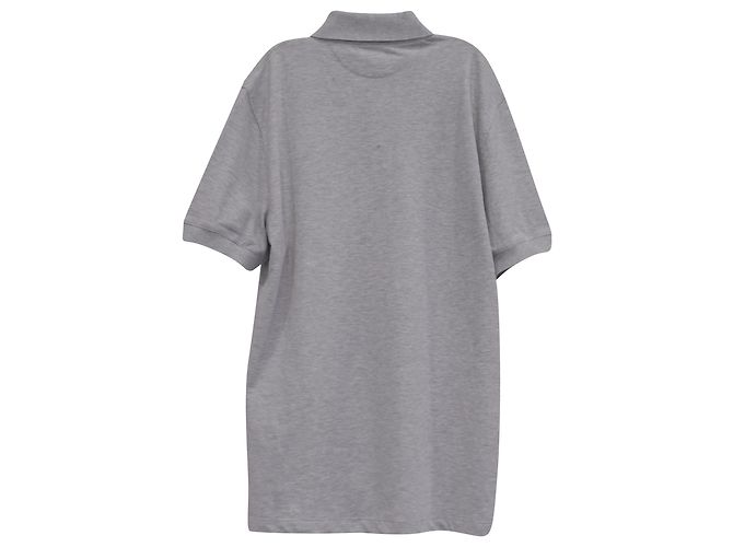 Polo a maniche corte Brunello Cucinelli in cotone grigio - vista 3