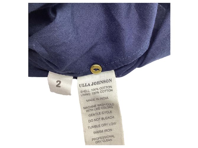 Abito Mini a Stampa Floreale con Frange Marigold di Ulla Johnson in Cotone Multicolore - vista 7