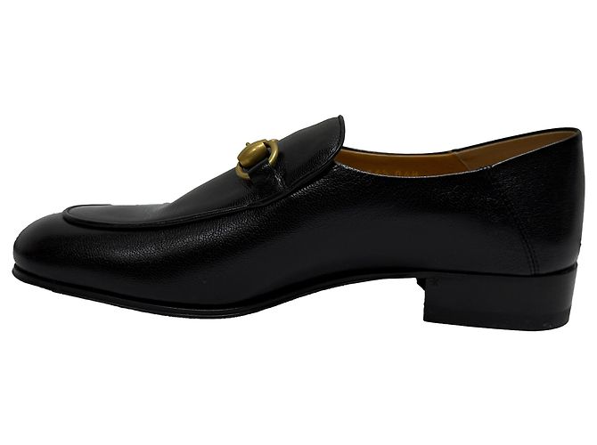 Mocassini Gucci Horsebit in pelle nera Nero - vista 4