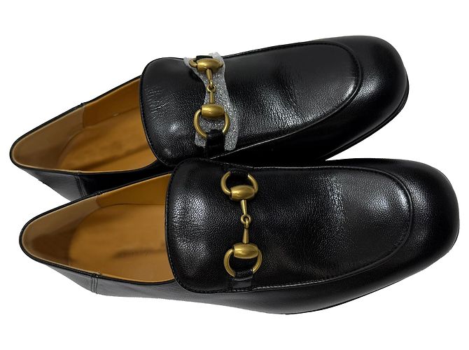 Mocassini Gucci Horsebit in pelle nera Nero - vista 5