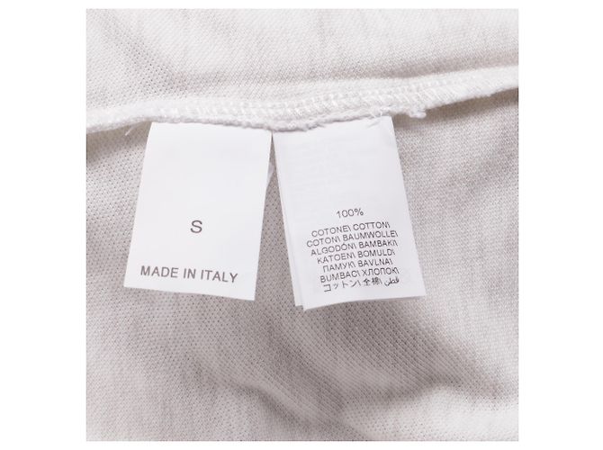 Polo a maniche corte Brunello Cucinelli in cotone bianco Crudo - vista 5