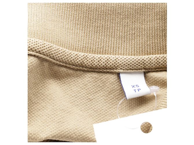 Polo de algodón beige con logo bordado de Burberry - vista 5