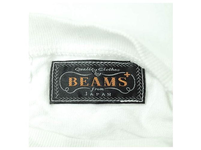 Autre Marque KAPTAIN SUNSHINE × BEAMS PLUS Camiseta de Manga Larga de Algodón West Coast Blanco - vista 4