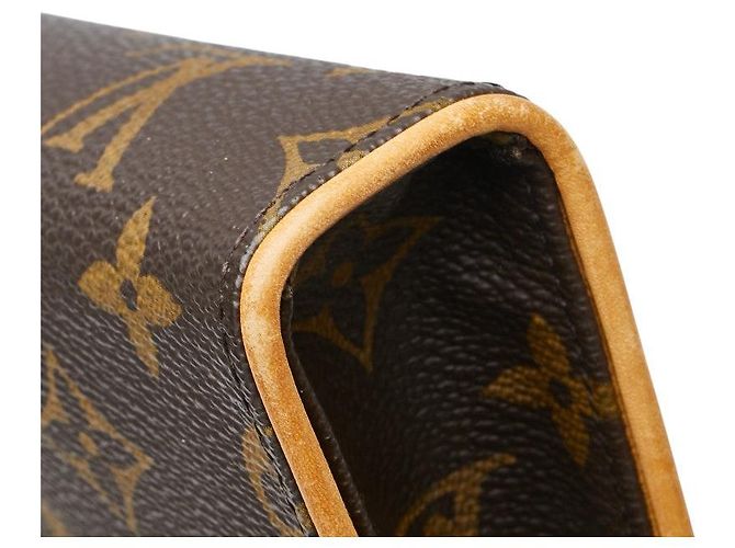 Borsa a Spalla Pochette Florentine Monogram Louis Vuitton Marrone Bronzo - vista 4