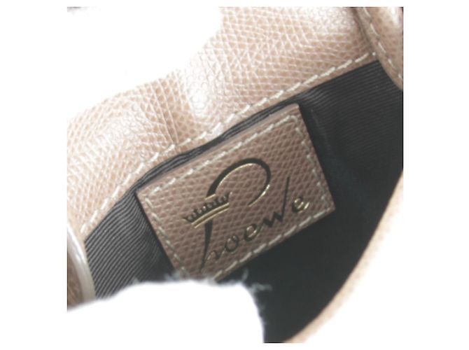 Sac à épaule mini Anagram Repeat de Loewe Beige - vue 12