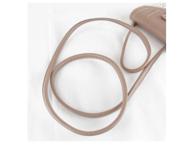 Sac à épaule mini Anagram Repeat de Loewe Beige - vue 8