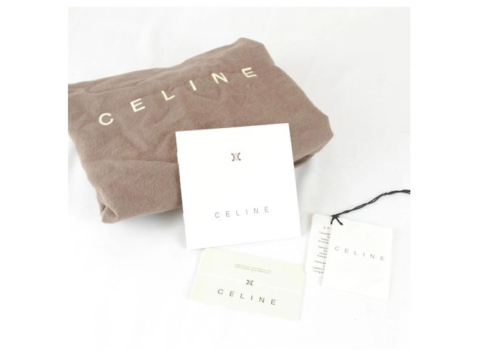 Céline Borsa Boston in tela beige Celine - vista 14