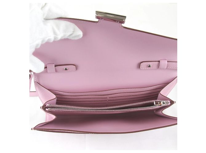 Hermès HERMES Constance Two Go Schultertasche mit Z-Prägung Pink - Ansicht 7