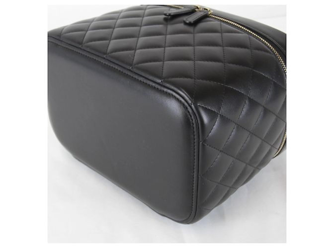 Borsa Vanity in Agnello Nero Chanel - vista 5