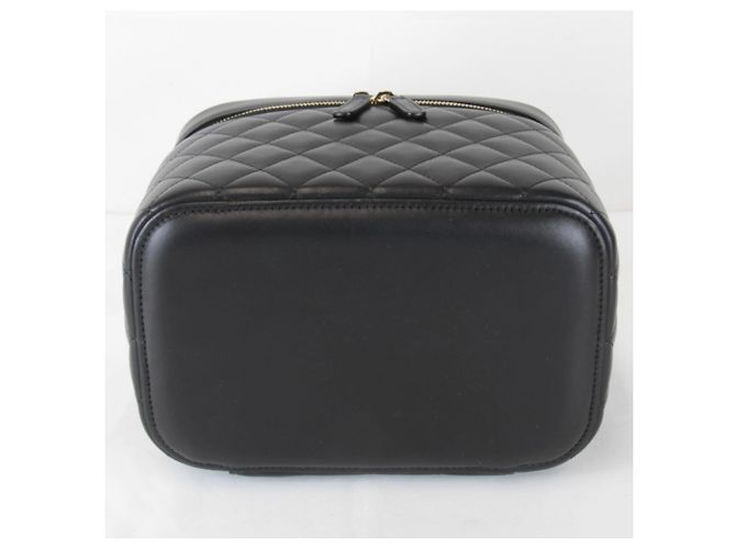 Borsa Vanity in Agnello Nero Chanel - vista 7
