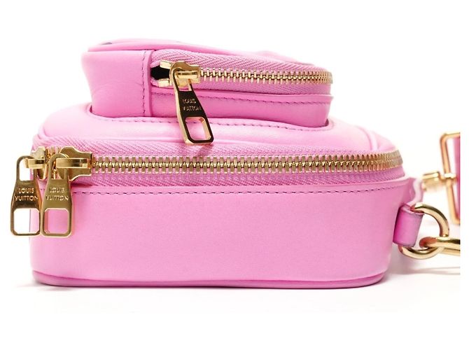 Borsa a tracolla utilitaria Louis Vuitton Rosa - vista 4