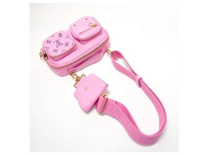 Borsa a tracolla utilitaria Louis Vuitton Rosa - vista 8