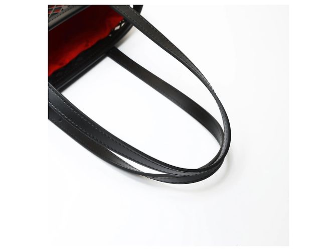 Borsa a Spalla Bucket PM in Pizzo Monogram di Louis Vuitton Nero - vista 11