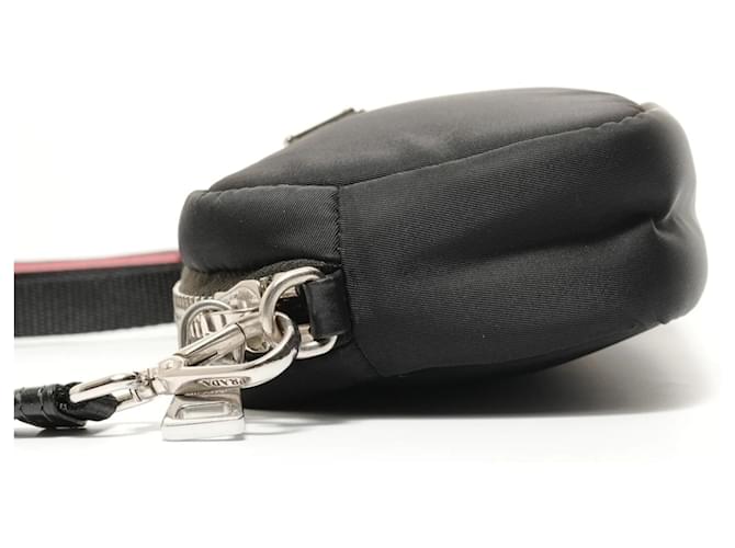 Borsa a Spalla in Nylon Prada Nero - vista 3