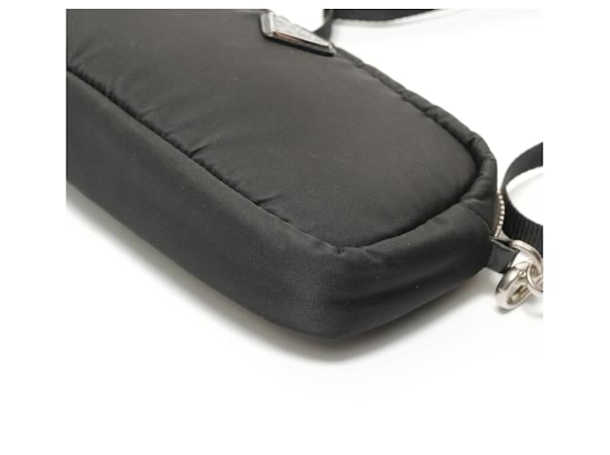Borsa a Spalla in Nylon Prada Nero - vista 6