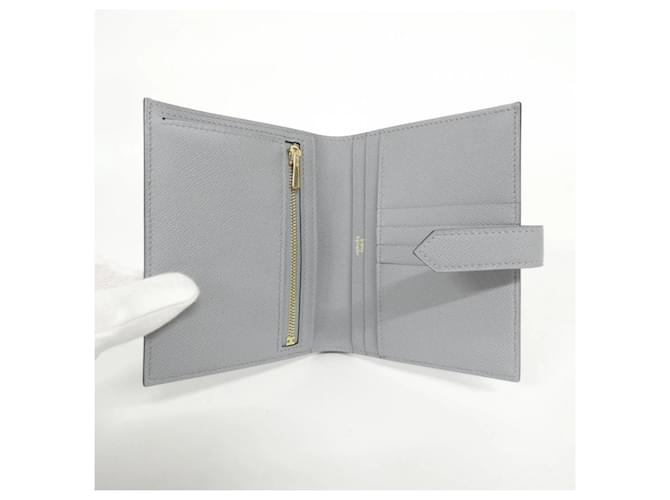 Hermès Billetera Compacta Bearn Hermes Castaño - vista 3