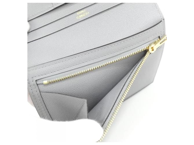 Hermès Billetera Compacta Bearn Hermes Castaño - vista 4