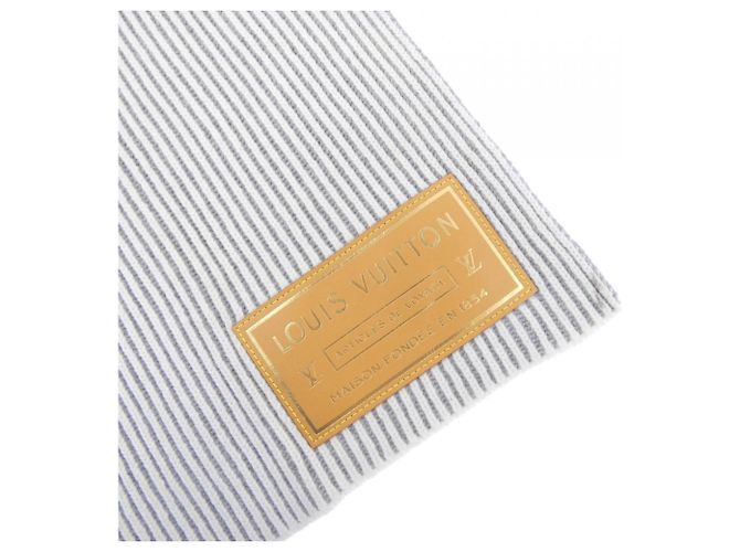 Cashmere-Schal von Louis Vuitton Marrom Branco - vista 2