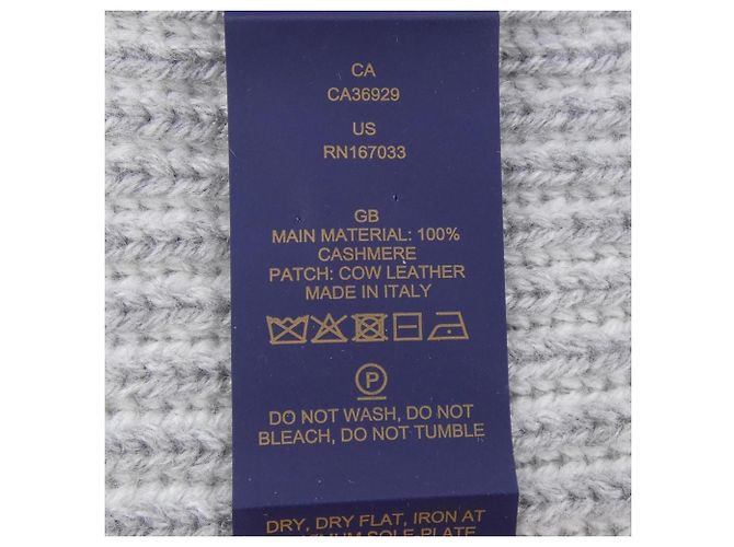 Cashmere-Schal von Louis Vuitton Marrom Branco - vista 3